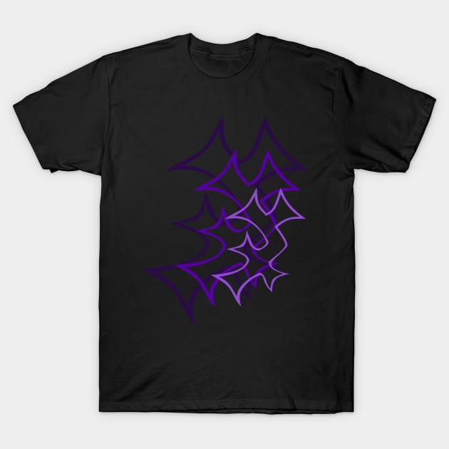 Purple Enochian Symbol "A" (for dark backgrounds) T-Shirt by FreakorGeek